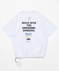 Arukuma X Yoguret X FREAK'S STORE Relax Fit Back Print Hem Code Crew Neck T-Shirt