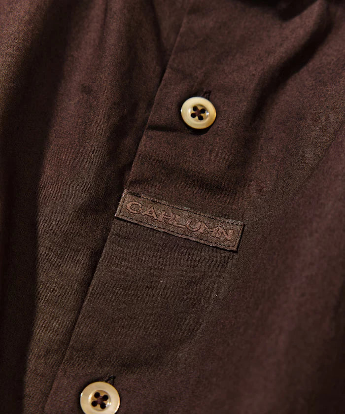 Broadcloth Band Collar Shirt