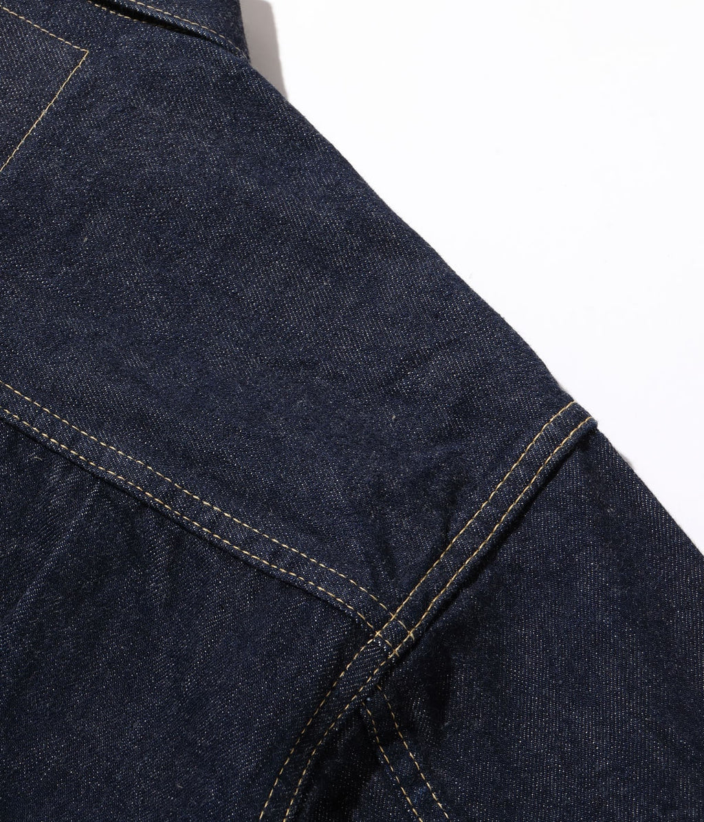 WORLD WAR II DENIM BLOUSE