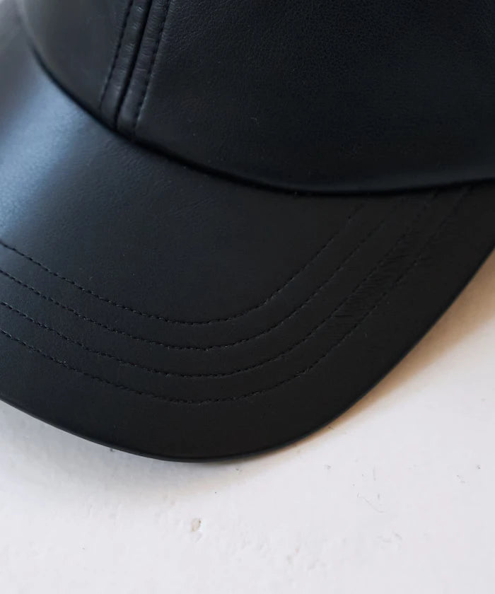 PU Ribbon Cap/Fake Leather Cap