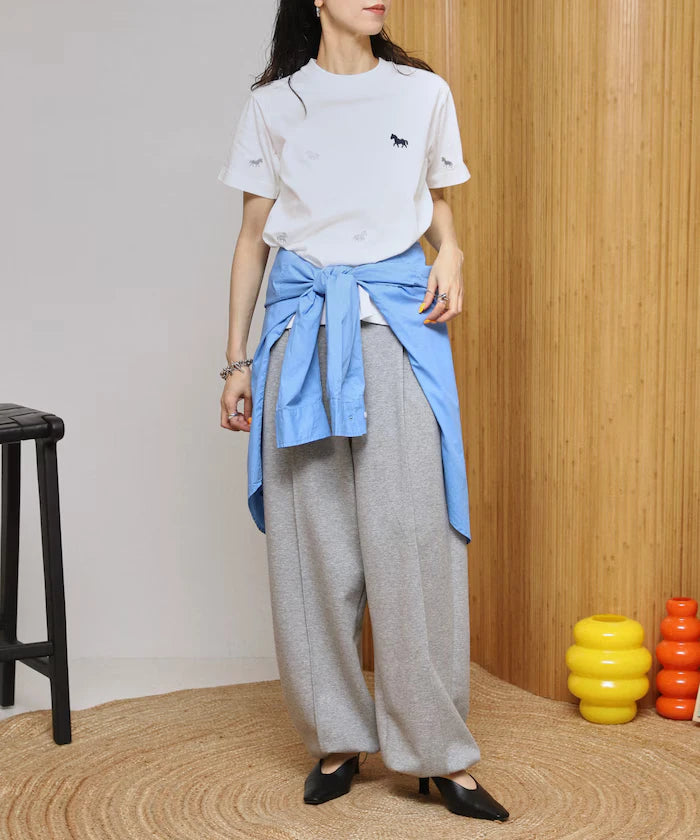 Organic Cotton Allover Embroidery T-Shirt