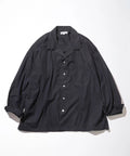 Magazine Pocket Broadcloth Open Collar Shirt