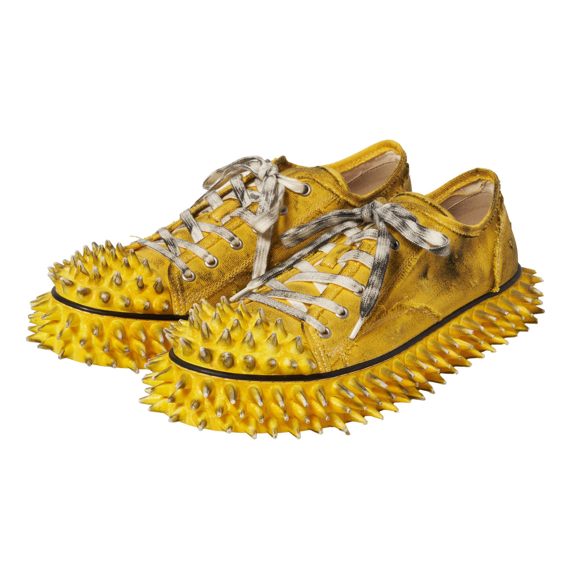 DIRTY SPIKE TOE　CAP CANVAS SNEAKER