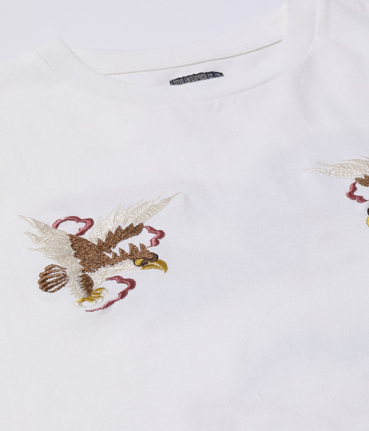 SUKA T-SHIRT EMBROIDERED “EAGLE & Mt. FUJI”