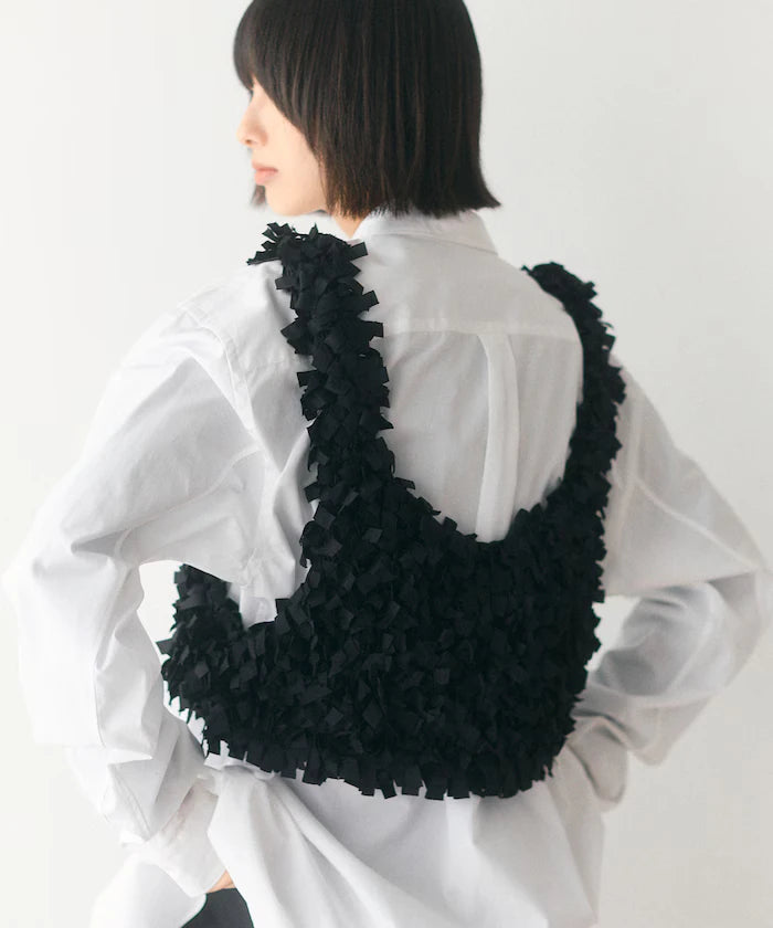 Tape Yarn Hand Knitted Bustier
