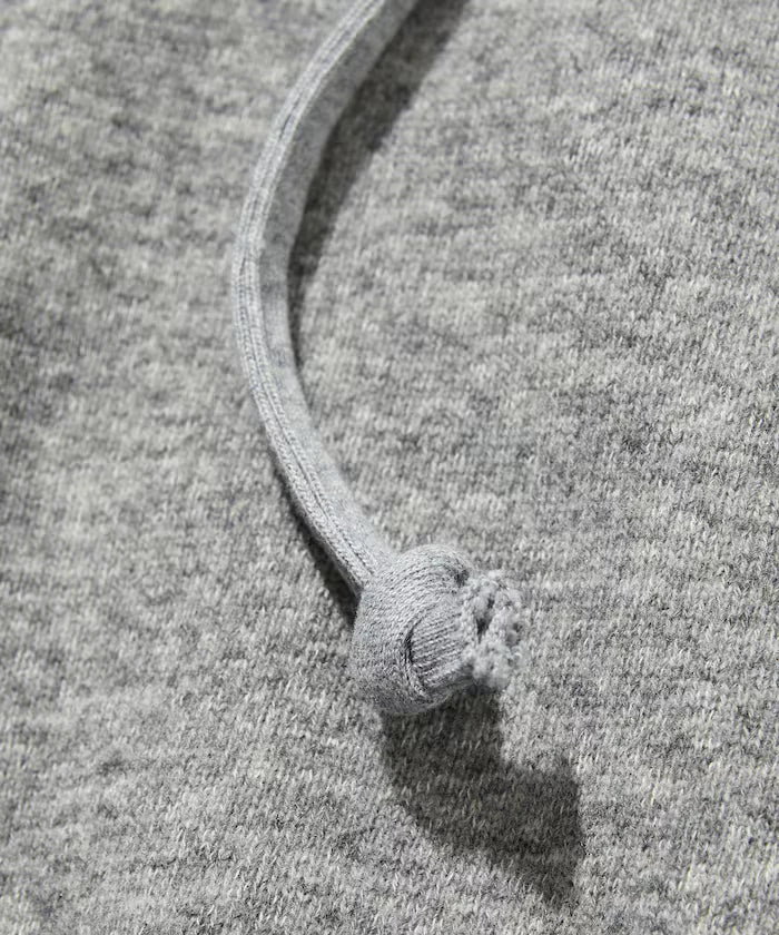 Merino Wool＋Cotton Loop Back Sweat Hoodie