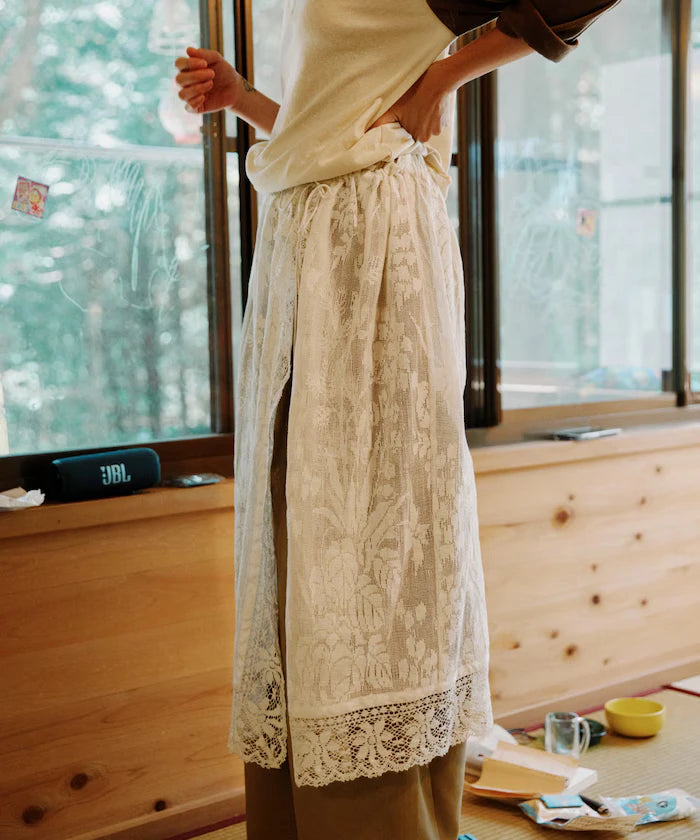 2WAY Lace Camidress & Lace Layered Skirt