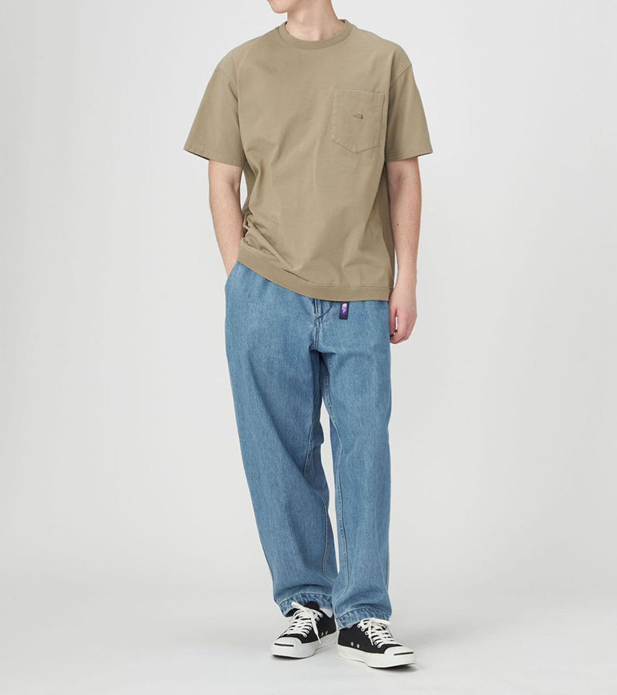Denim Wide Tapered Field Pants