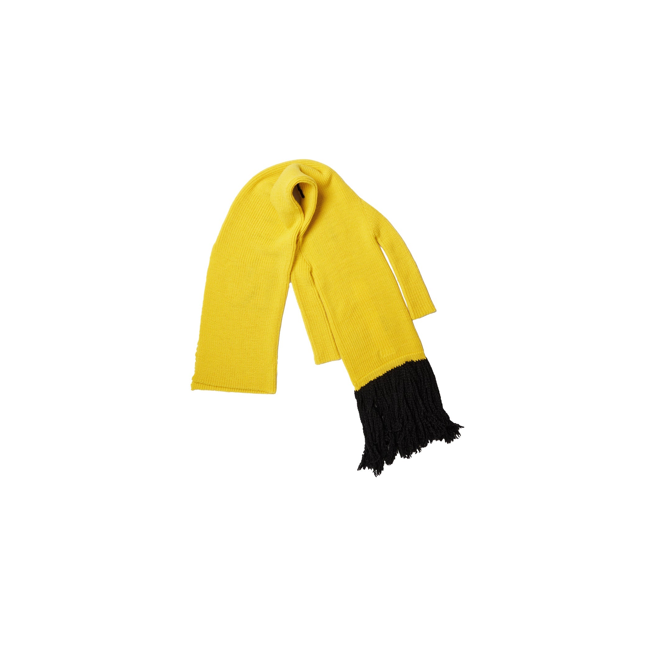 AIR DANCER KNIT DRESS / SCARF：YELLOW