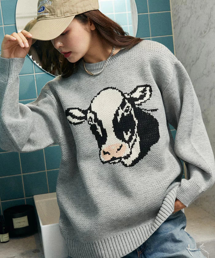 Animal Jacquard Big Knit Limited Edition