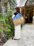 Bicolor Model (Bicolor) L#7703 DENIM/BEIGE-301195