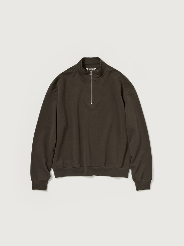 SUPER HIGH GAUGE SWEAT HALF ZIP P/O
