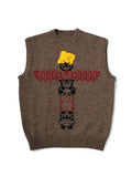 5G Wool PECKISH Totem Pole Vest