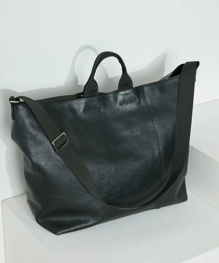 2WAY Leather Messenger Bag