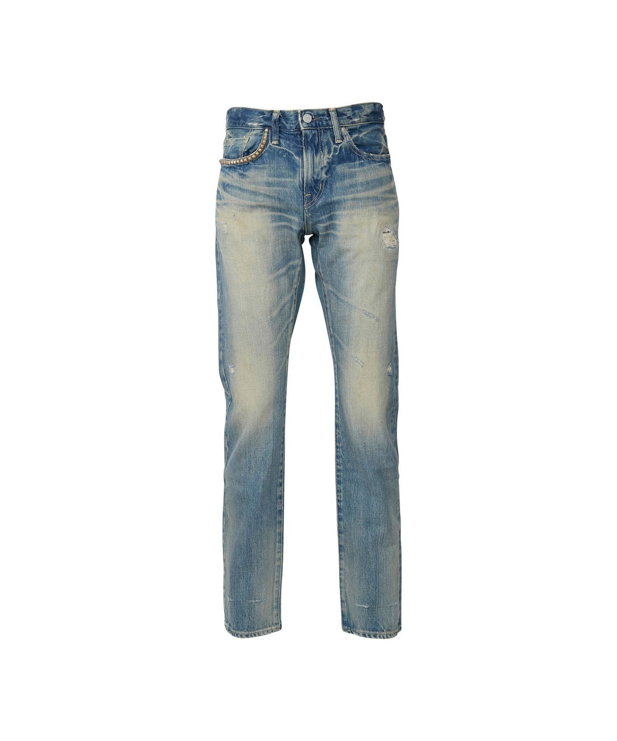 RW CLASH Slim Straight Denim Pants
