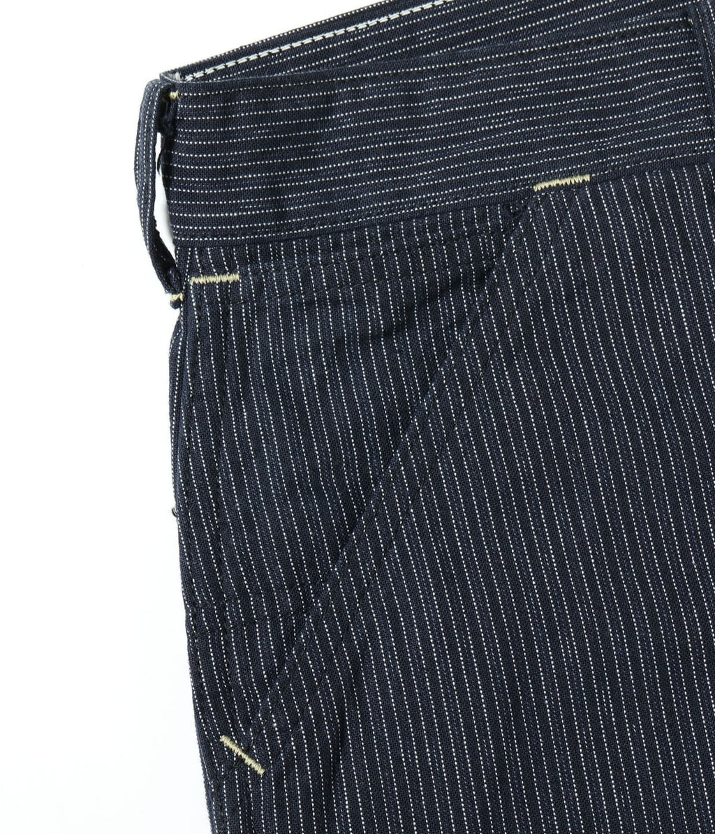 FICTION ROMANCE 8oz. INDIGO STRIPE WORK PANTS