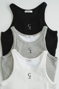 LOGO SLIM TANK TOPS