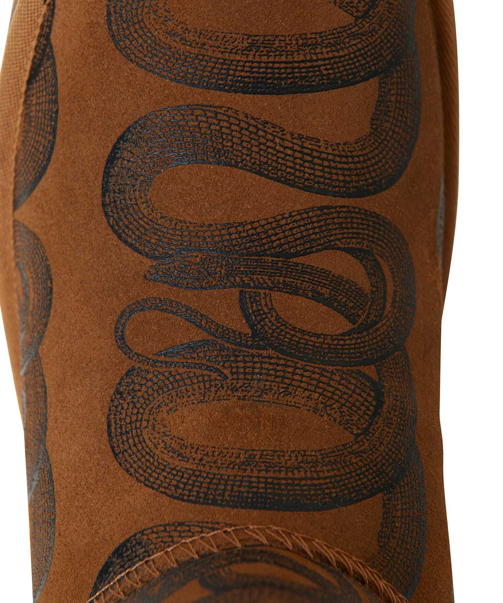 SNAKE LOOP Platform Boots