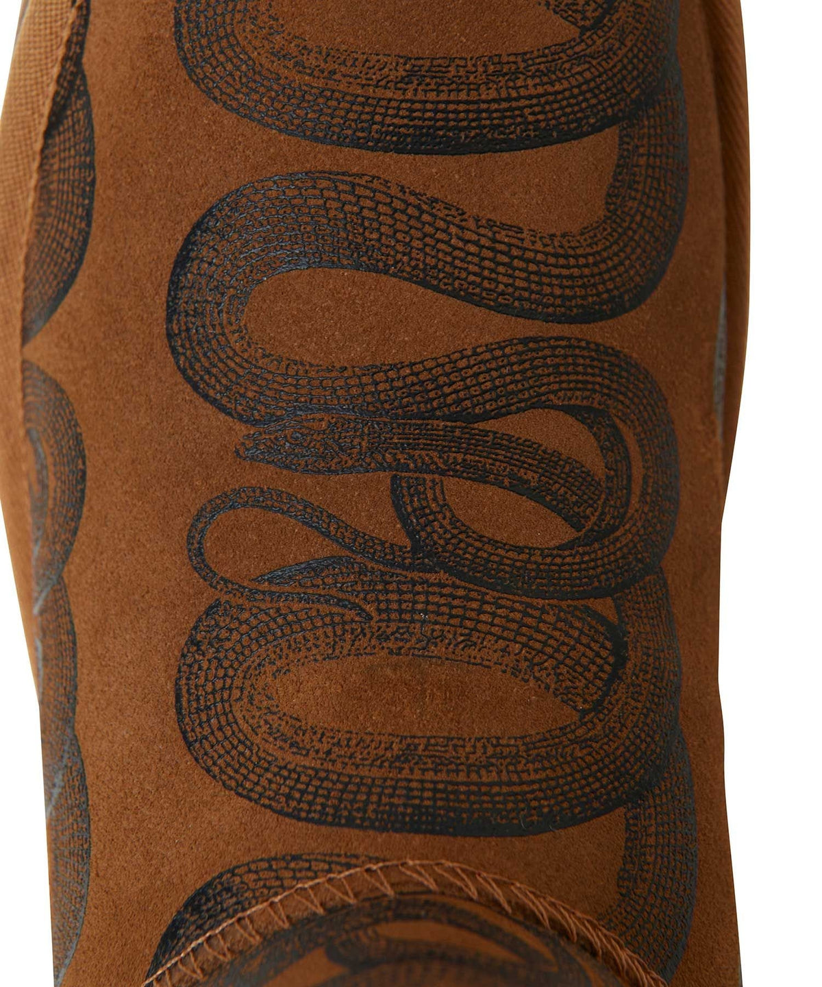 SNAKE LOOP Platform Boots