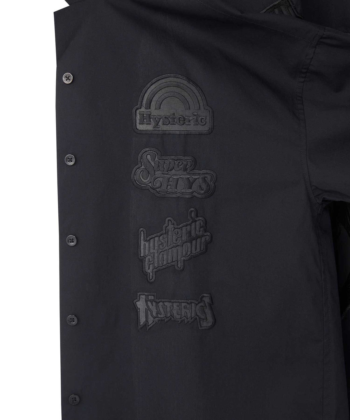 Guitar Girl Embroidered Oversized Shirt