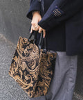 2WAY Paisley Jacquard Tote Bag Limited Edition