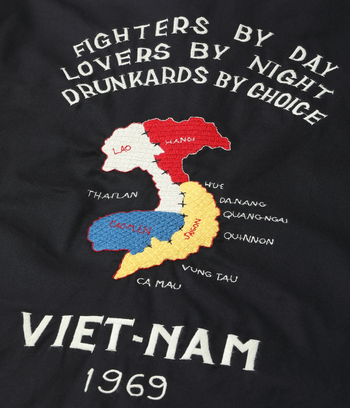 Late 1960s Style Cotton Vietnam Jacket “VIETNAM MAP”