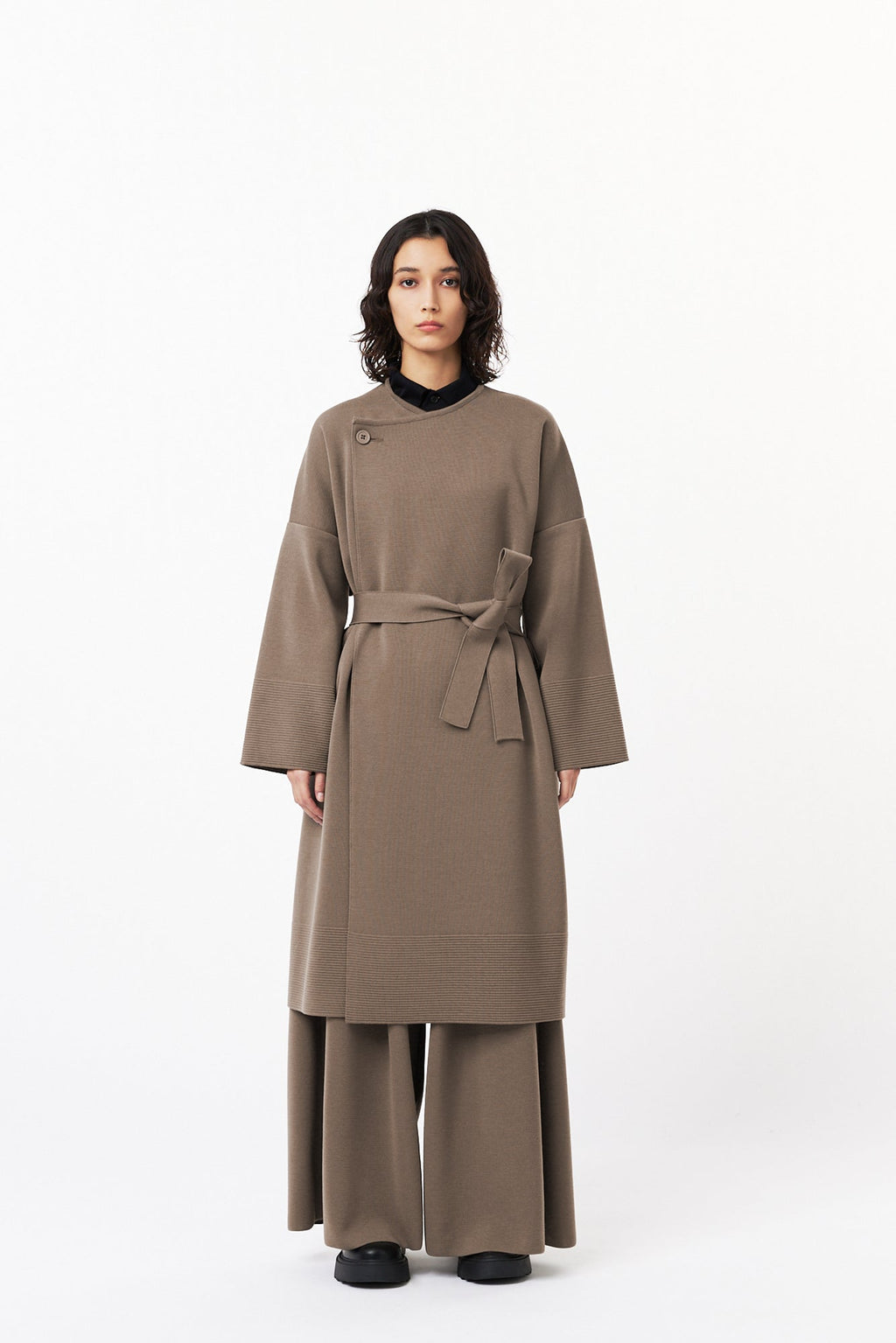 TW MILAN RIB WRAP COAT