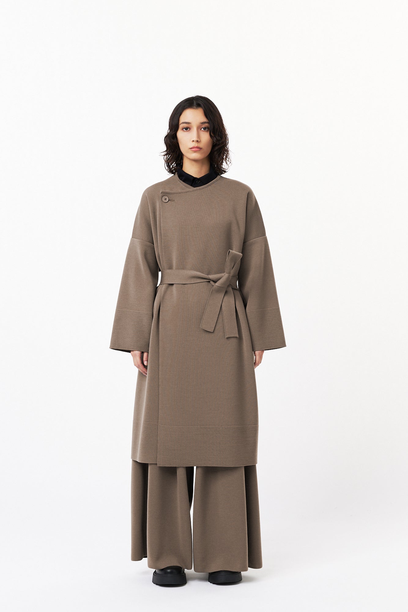 TW MILAN RIB WRAP COAT