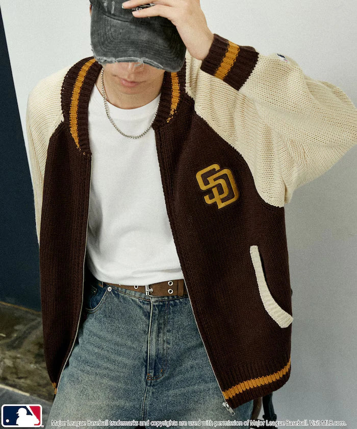 Custom ZIP KNIT CARDIGAN