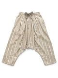 Linen Glitter Fleece Stripe Sarouel...
