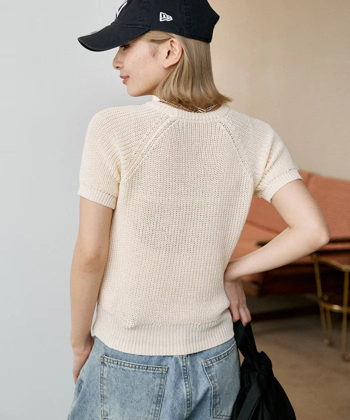 Compact Summer Knit with Purl Stitch - Limited Expansion