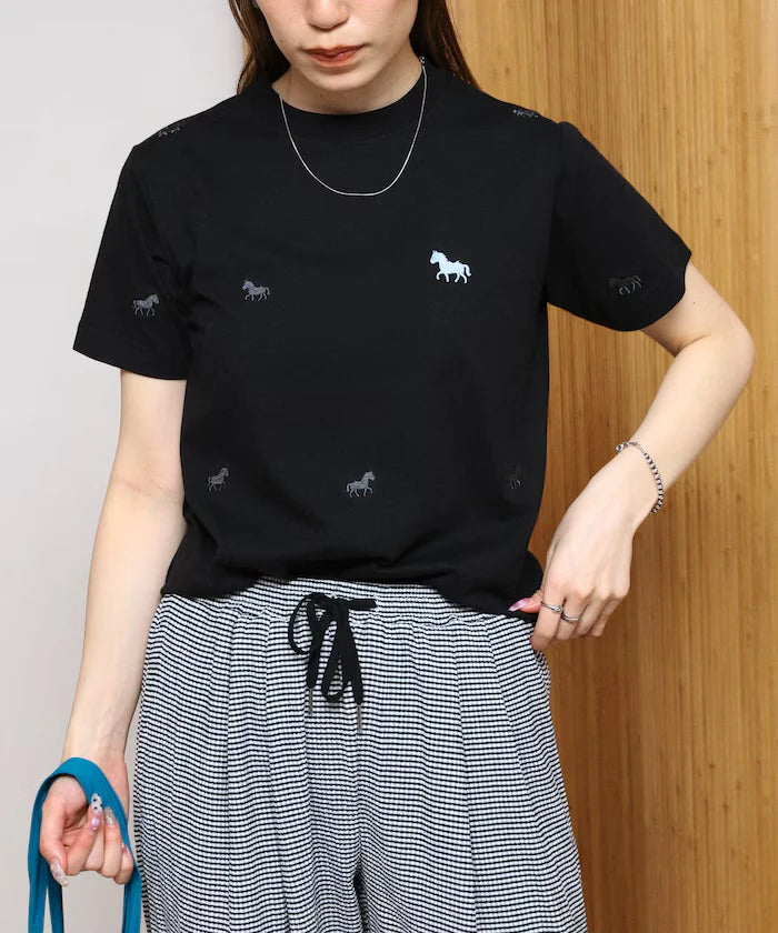Organic Cotton Allover Embroidery T-Shirt