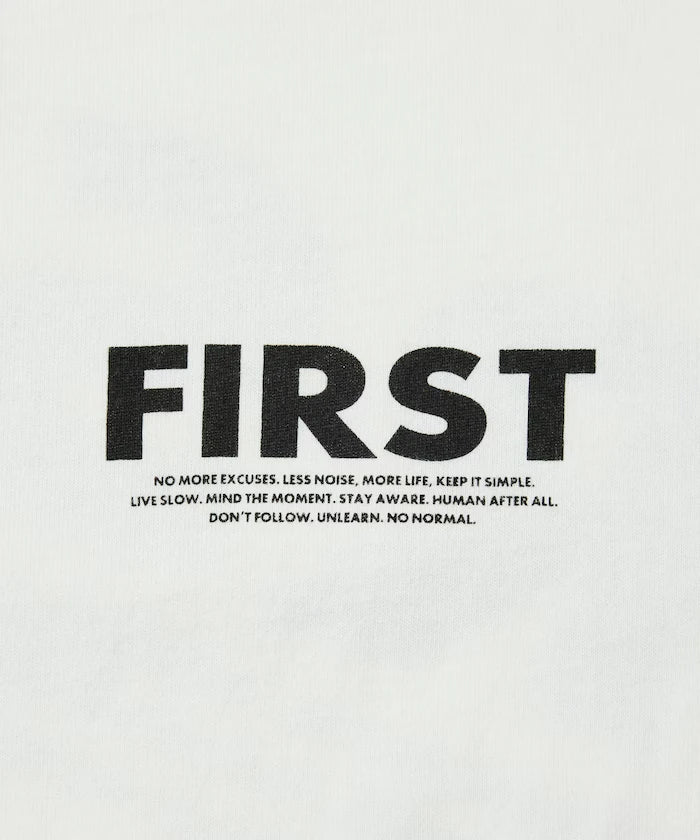 6 Ounce Front Logo Print Crew Neck T-Shirt / Back Print T-Shirt PRINT FRESH FIRST