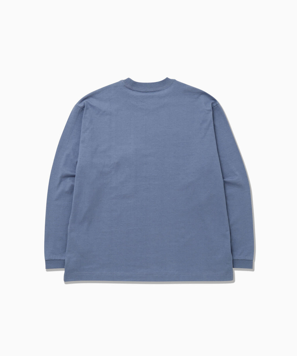 heavy cotton pocket LS T