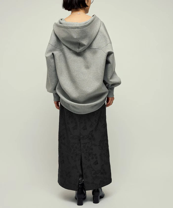 Flower Embroidery I-Line Easy Skirt