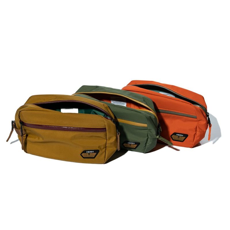 WATER PROOF ROUND POUCH/ORANGE
