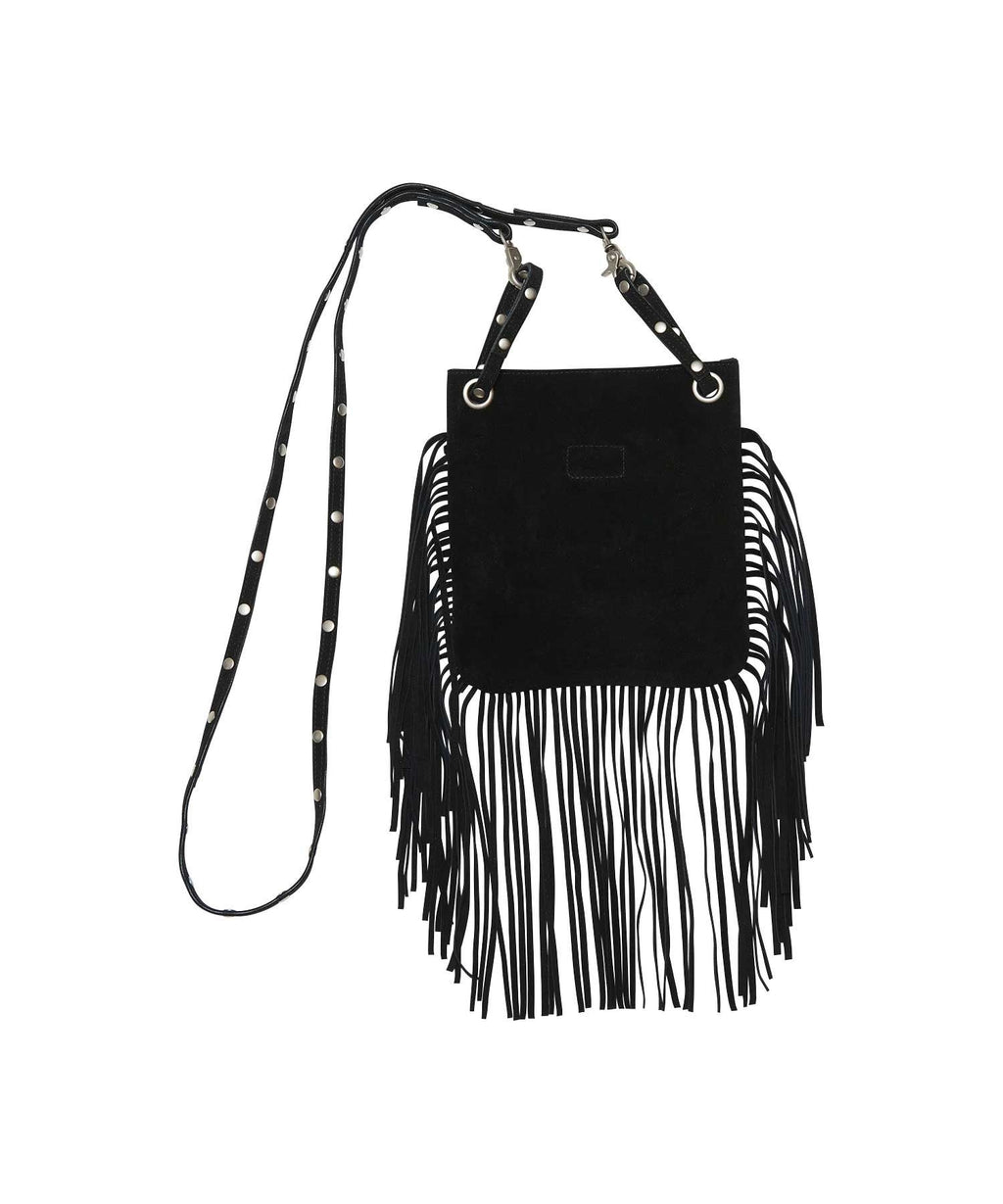 Logo Studs Fringe Mini Bag