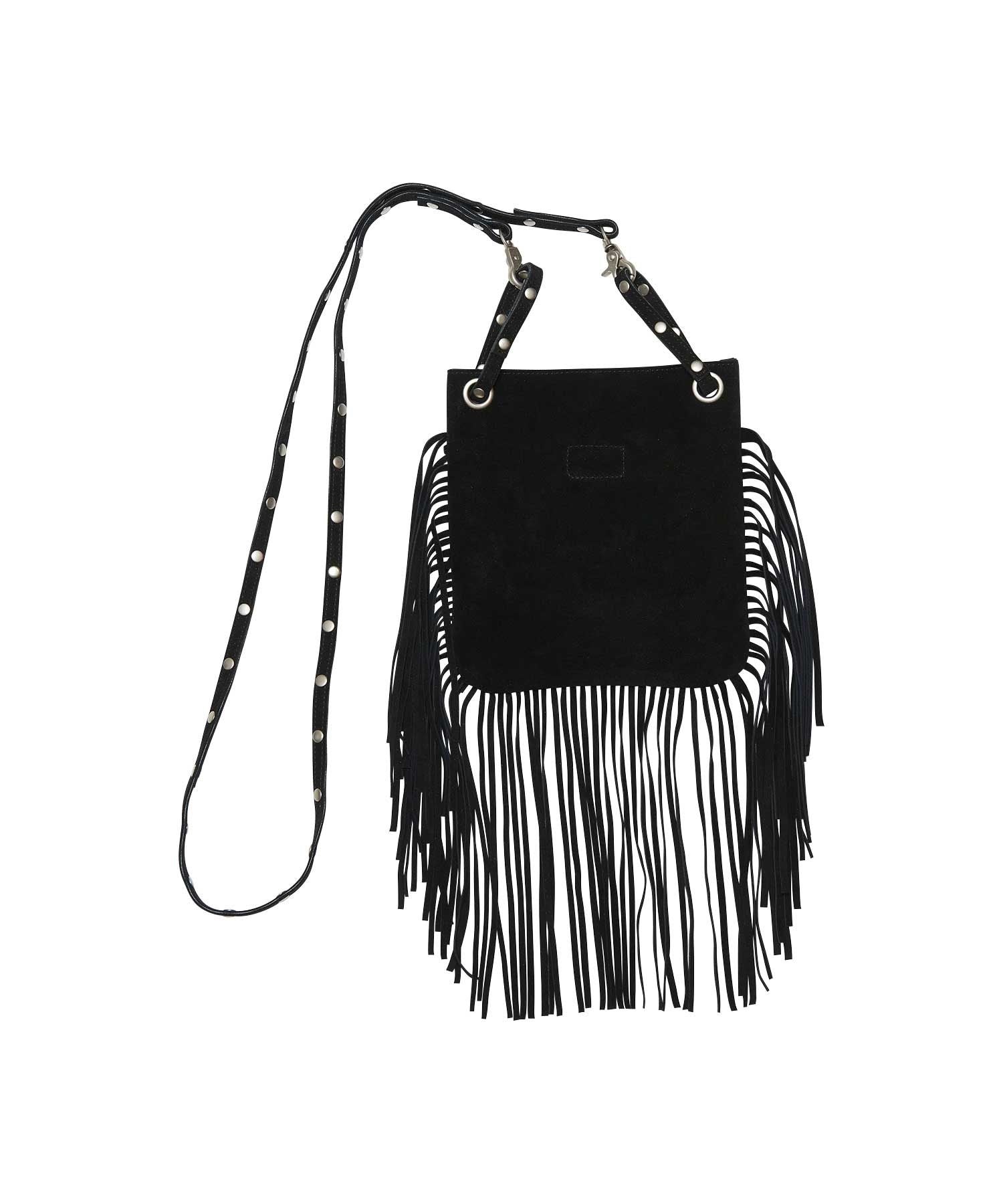 Logo Studs Fringe Mini Bag