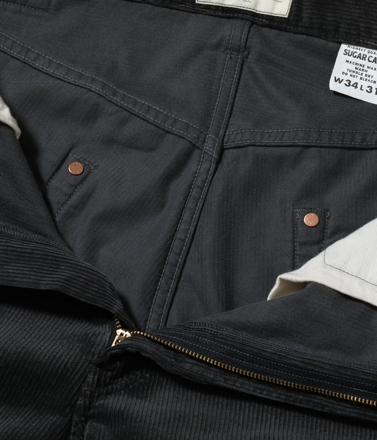 9W CORDUROY 5POCKET PANTS PIGMENT DYED