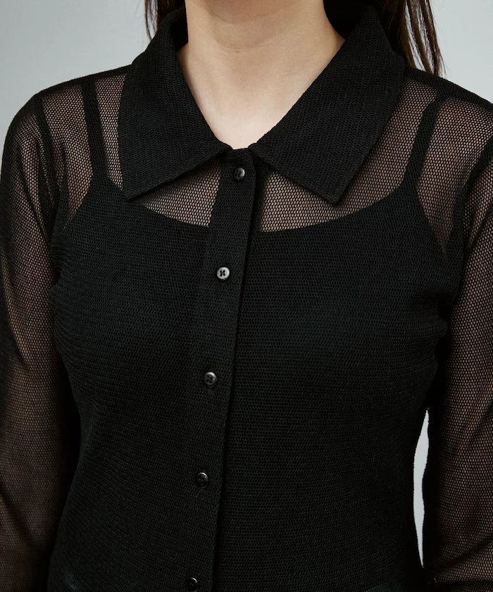 Mesh Shirt Cardigan Limited Edition