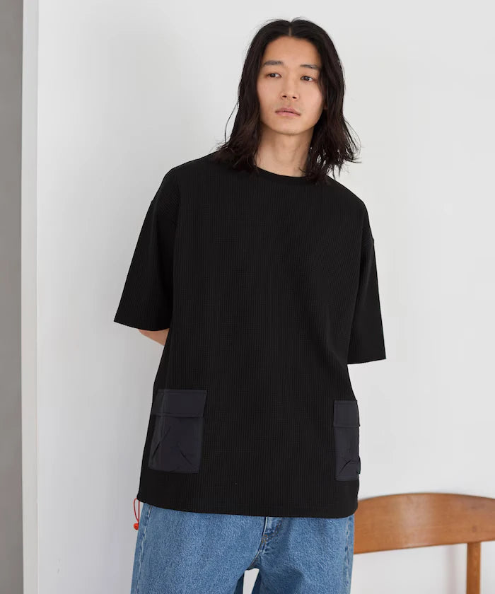 Side Pocket Spindle Tech Thermal Short Sleeve T-Shirt / Big Silhouette