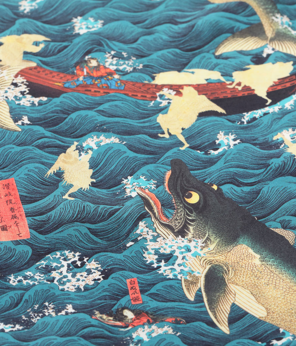Sun Surf × Utagawa Kuniyoshi Special Edition 'Sanuki-in Kenzoku o Shite Tameasa o Sukufu Zu'