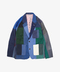 blazer bleu de travail three