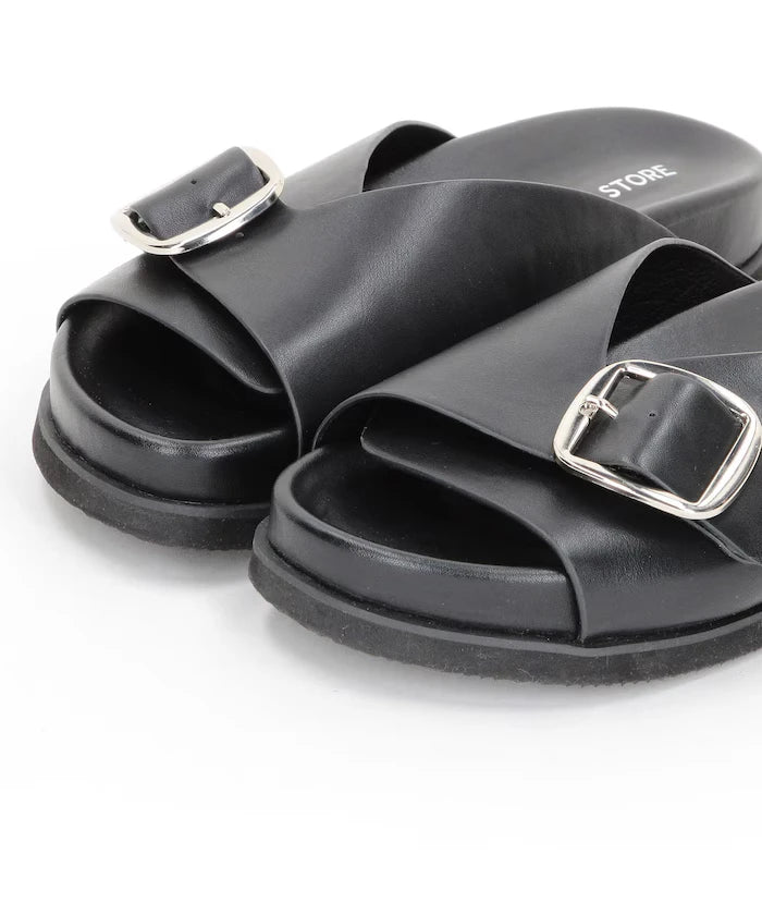 Buckle Flat Sandals