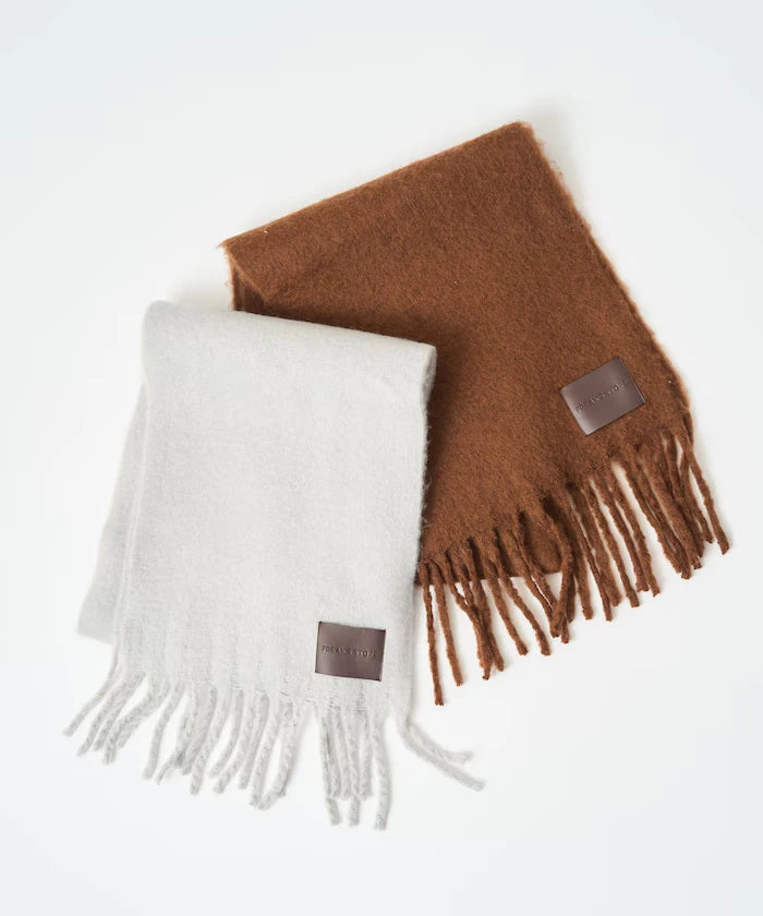 Volume Fringe Scarf