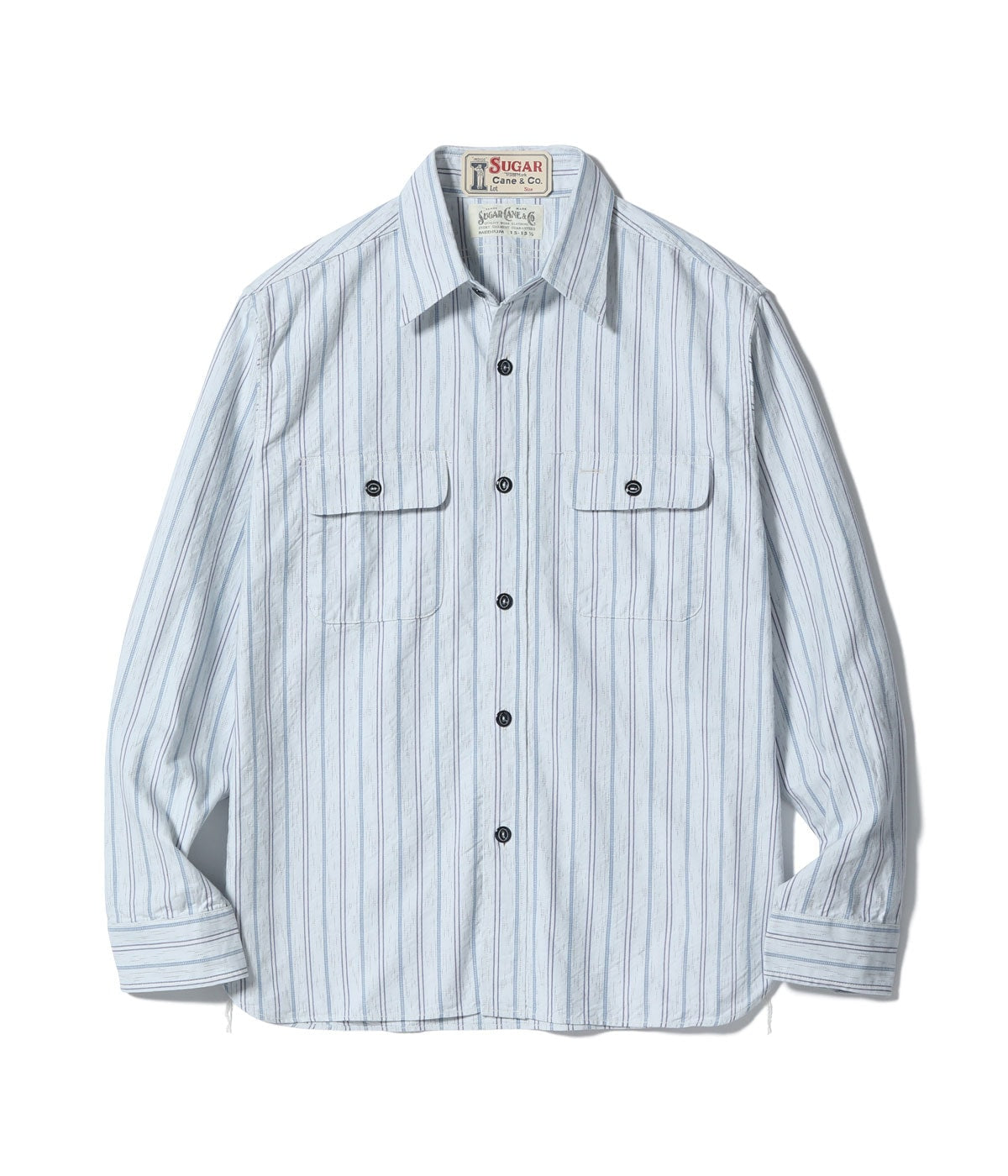 Fiction Romance 6oz. Indigo Stripe Work Shirt
