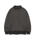 Mock Neck Stripe Sweater