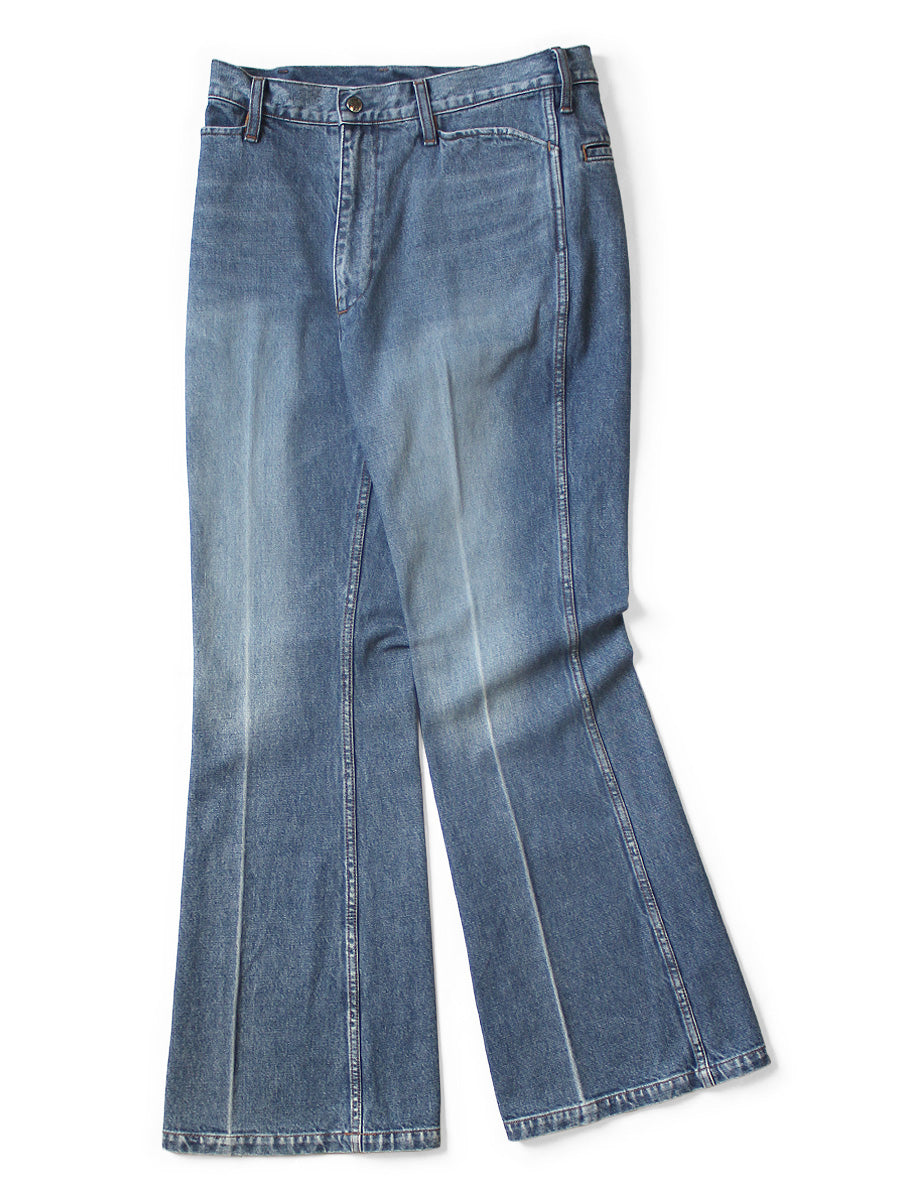 14oz Denim 5P Frisco Flare (Center Pleats Processing)