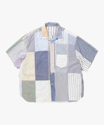 overshirt short sleeve stripe six