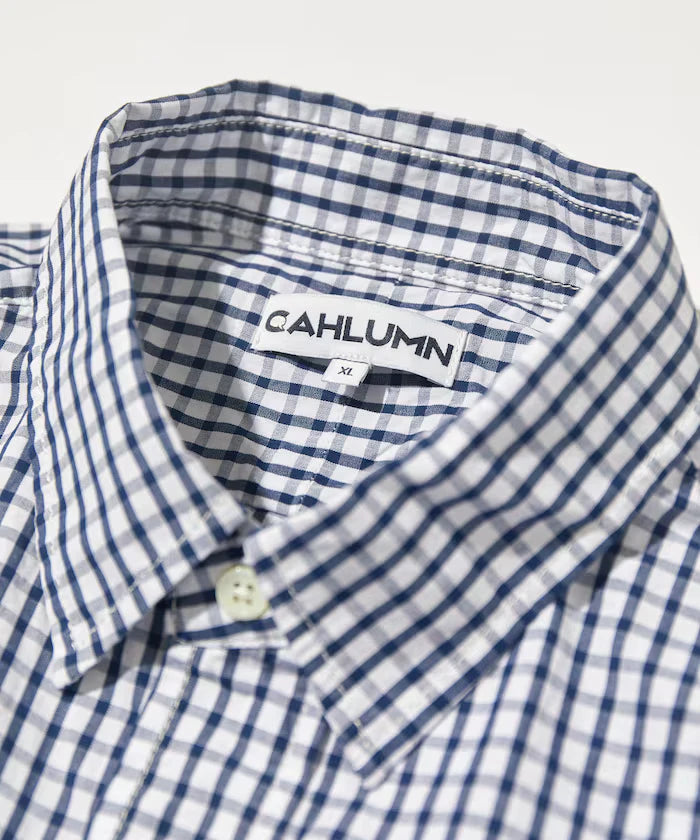 Magazine Pocket Broad Shirt(Gingham)